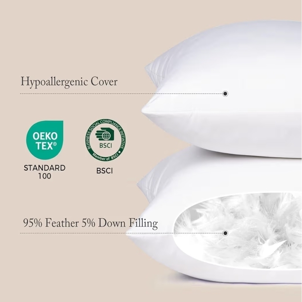Luxury White Pillow Set - Picture 4 of 6